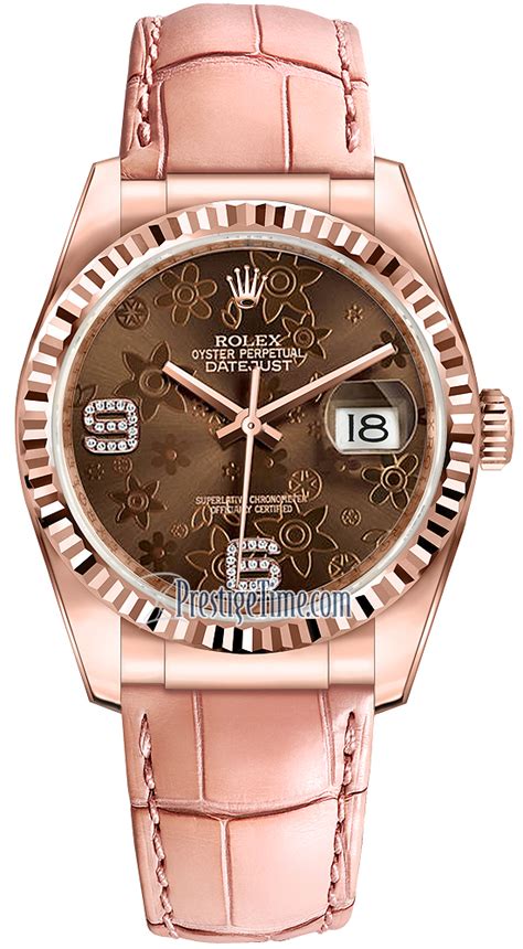 rolex flora|rolex datejust everose gold.